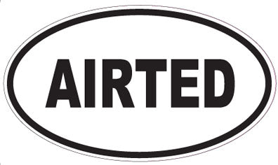 AIRTED - Oval Sticker