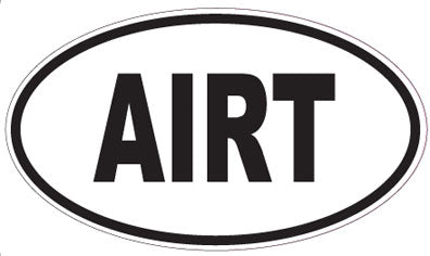 AIRT - Oval Sticker