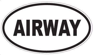 AIRWAY - Oval Sticker