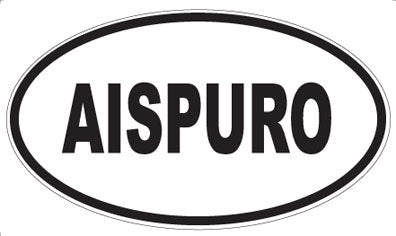 AISPURO - Oval Sticker