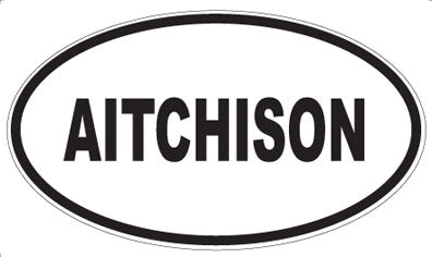 AITCHISON - Oval Magnet