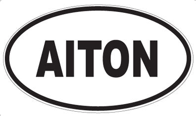 AITON - Oval Sticker
