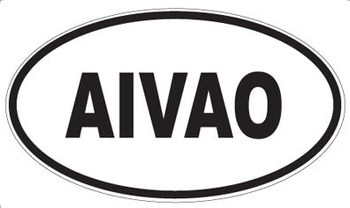 AIVAO - Oval Sticker
