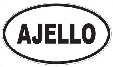 AJELLO - Oval Magnet