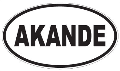 AKANDE - Oval Magnet