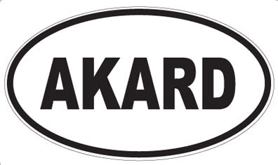 AKARD - Oval Sticker