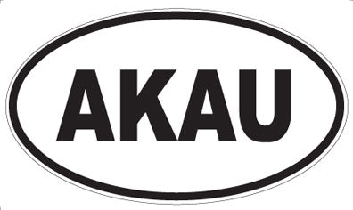 AKAU - Oval Sticker
