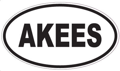 AKEES - Oval Magnet
