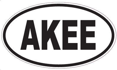 AKEE - Oval Sticker
