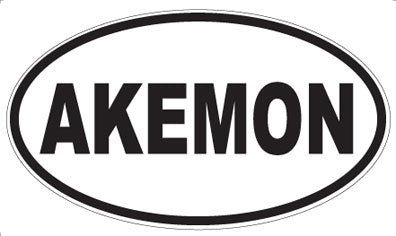 AKEMON - Oval Magnet