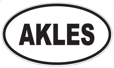 AKLES - Oval Magnet