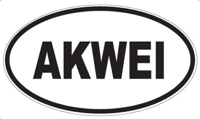 AKWEI - Oval Magnet
