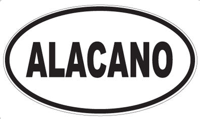 ALACANO - Oval Sticker