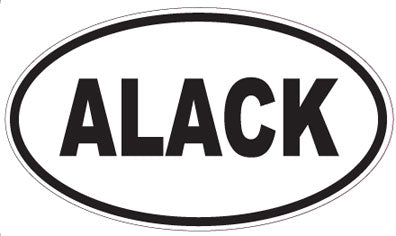 ALACK - Oval Magnet