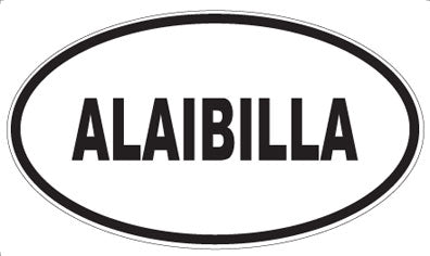 ALAIBILLA - Oval Magnet