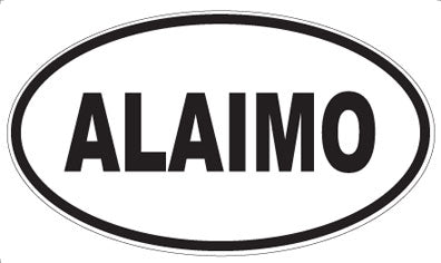 ALAIMO - Oval Magnet