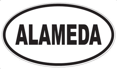 ALAMEDA - Oval Sticker