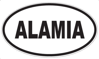 ALAMIA - Oval Sticker