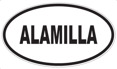 ALAMILLA - Oval Magnet
