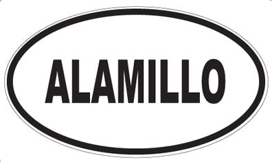 ALAMILLO - Oval Sticker