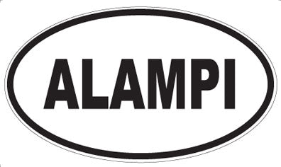 ALAMPI - Oval Sticker