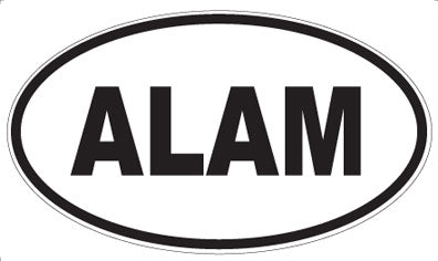 ALAM - Oval Magnet