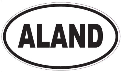 ALAND - Oval Sticker