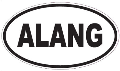 ALANG - Oval Magnet
