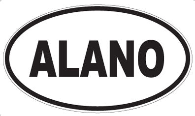 ALANO - Oval Magnet