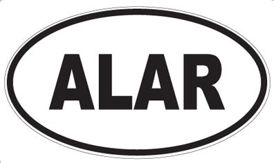 ALAR - Oval Sticker