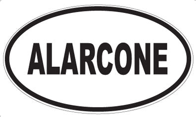 ALARCONE - Oval Sticker