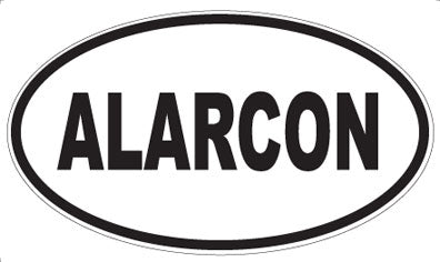 ALARCON - Oval Magnet