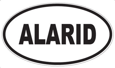 ALARID - Oval Sticker