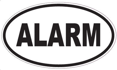 ALARM - Oval Magnet