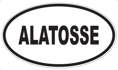 ALATOSSE - Oval Sticker