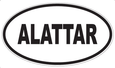 ALATTAR - Oval Magnet