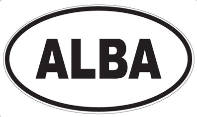ALBA - Oval Magnet