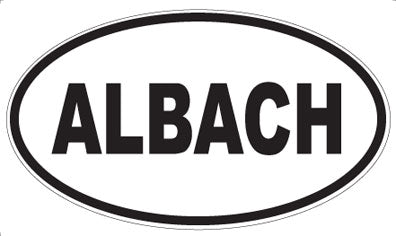 ALBACH - Oval Sticker