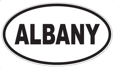 ALBANY - Oval Sticker