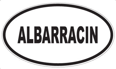 ALBARRACIN - Oval Magnet
