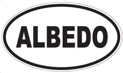 ALBEDO - Oval Sticker