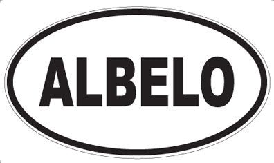 ALBELO - Oval Sticker
