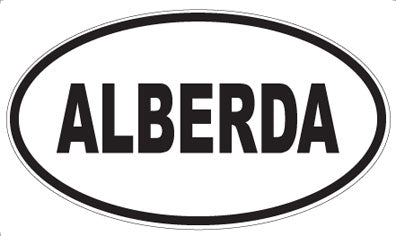 ALBERDA - Oval Magnet