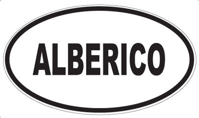 ALBERICO - Oval Sticker