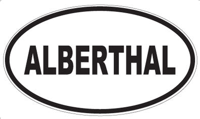 ALBERTHAL - Oval Magnet