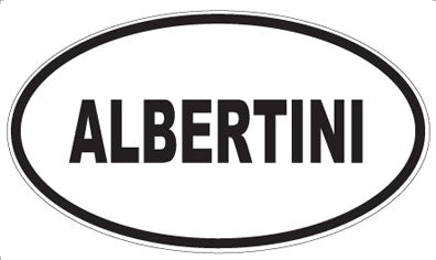 ALBERTINI - Oval Sticker