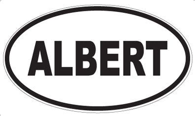 ALBERT - Oval Magnet
