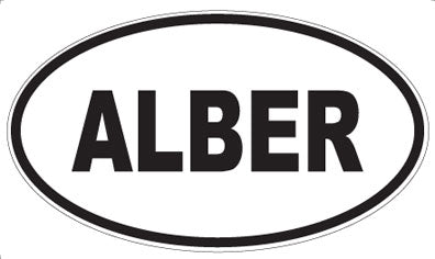 ALBER - Oval Magnet