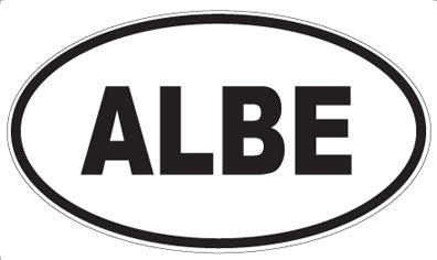 ALBE - Oval Magnet