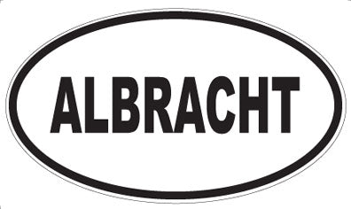 ALBRACHT - Oval Magnet